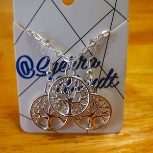 COPY - Tree Of Life Necklace and earrings set